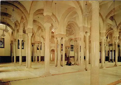 Tunesien, Monastir, Mosquée Bourgiba, Salle des prières ngl F4475