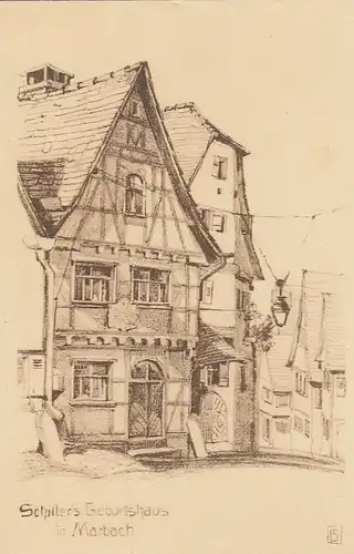 Marbach a.N., Schiller-Geburtshaus ngl F1307