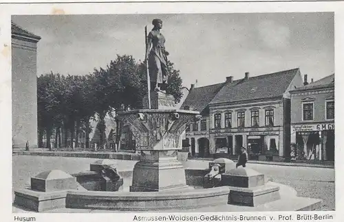 Husum, Nordsee, Asmussen-Woldson-Gedächtnis-Brunnen gl1943 F6224