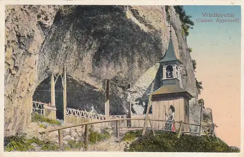 Appenzell, Wildkirchli gl1910 F2747