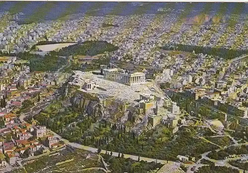 Athens, The Acropolis as seen by air gl1983 F4566