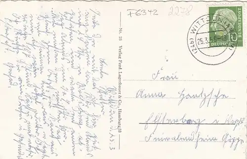 Nordsee-Insel Amrum, Mehrbildkarte gl1959 F6342