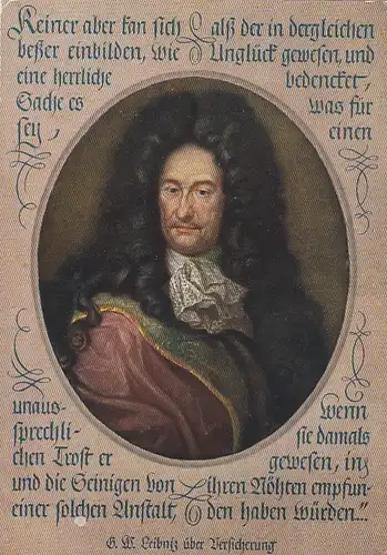 Gottfried Wilhelm Leibniz, deutscher Wissenschaftler ngl F4609