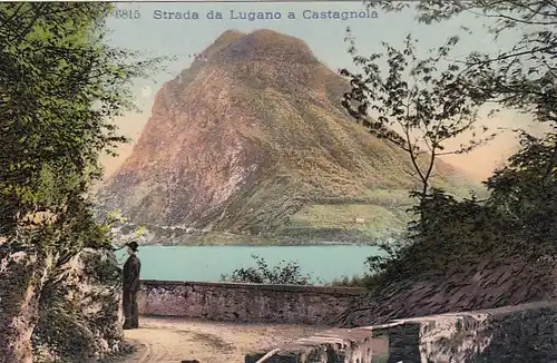 Strada da Lugano a Castagnola ngl F2775