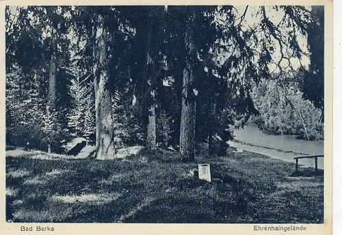 Bad Berka in Thüringen, Ehrenhaingelände gl1933 F3776
