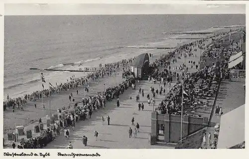 Nordseebad Westerland auf Sylt, Strandpromenade ngl F6451