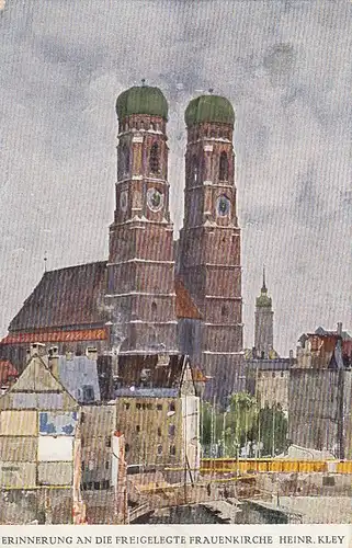 HEINRICH KLEY München, Frauenkirche gl1928 F2930