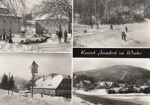 Jonsdorf, Zittauer Gebirge, im Winter, Mehrbildkarte ngl F0822