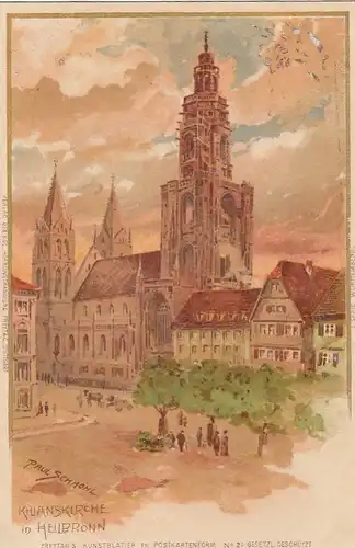 PAUL SCHMOHL, Heilbronn a.N., Kilianskirche ngl F1589