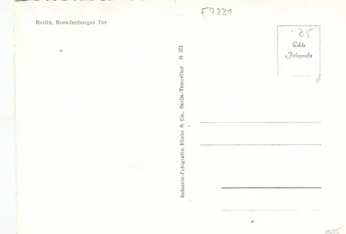 Berlin, Brandenburger Tor ist Grenzgebiet! ngl F7221