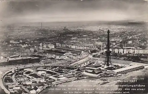 Berlin,Deutsche Bau-Ausstellung 1931 bahnpgl1931 F6546