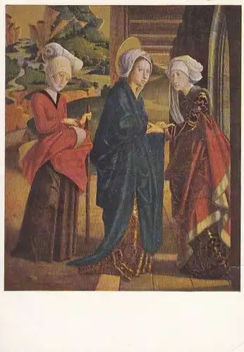 MICHAEL PACHER, Pfarrkirche St.Wolfgang, Hochaltar, Maria Heimsuchung ngl F3045