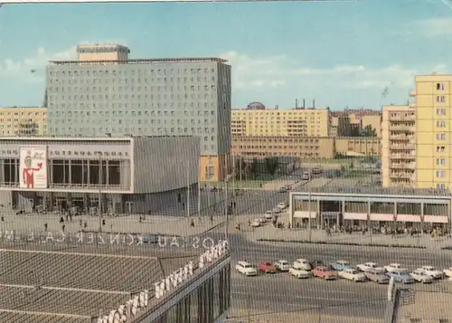 Berlin, Karl-Marx-Allee mit Hotel Berolina und Kino International ngl F7327