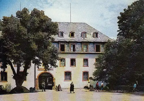 Mont-Sainte-Odile (Alsace) Entrée du Monastère ngl F0892