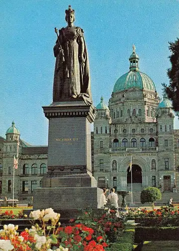 Victoria, B.C., Statue of Queen Victoria ngl F1700