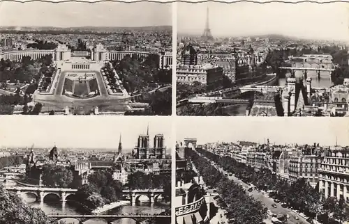 Paris, Mehrbildkarte gl1955? F3073