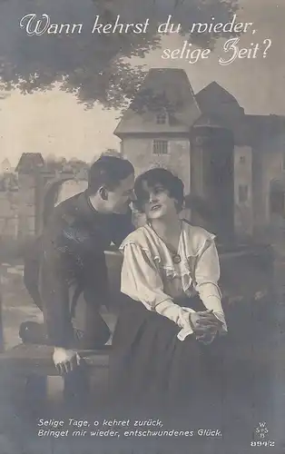 Wann kehrst du wieder, selige Zeit? ngl F0919