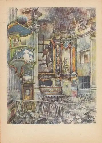 München 1945, St.Anna Klosterkirche ngl F1298