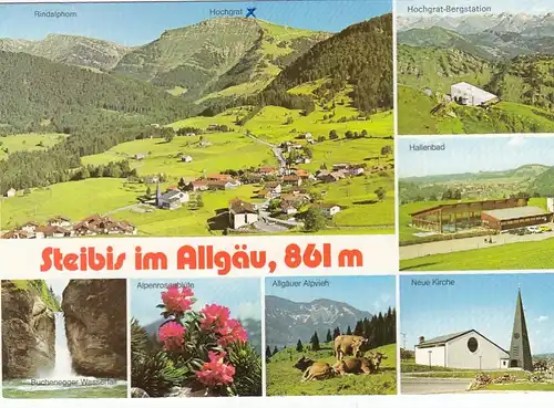 Steibis, Allgäu, Mehrbildkarte ngl F3083