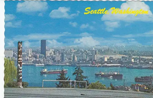 Seattle, Washington, Panorama ngl F1742