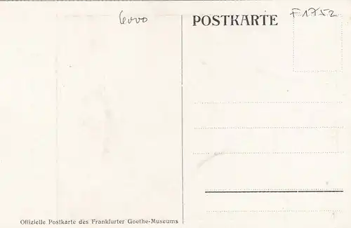 Frankfurt a. M., Goethes Geburtshaus ngl F1752