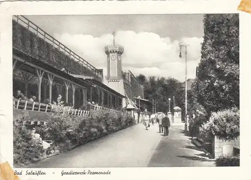 Bad Salzuflen, Gradierwerk-Promenade gl1957 F6791