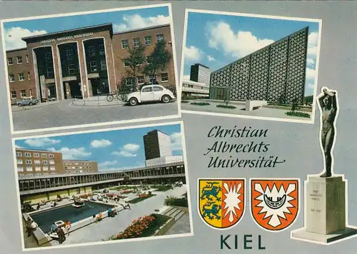 Kiel, Christian Albrechts Universität, Mehrbildkarte ngl F7484
