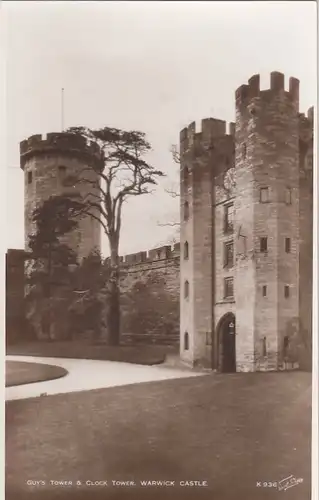 Warwick Castle, Guy's Tower & Clock Tower ngl F1370
