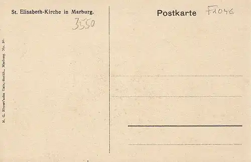 Marburg, Lahn, St.Elisabeth-Kirche ngl F1046