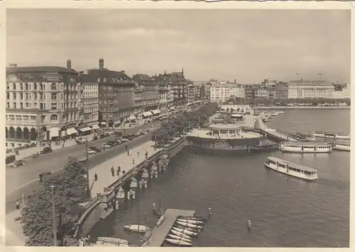 Hamburg, Blick auf den Jungfernstieg ngl F5054