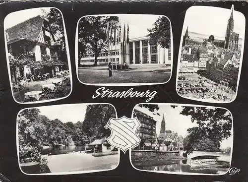 Strasbourg (Bas-Rhin), Mehrbildkarte gl1962 F4266