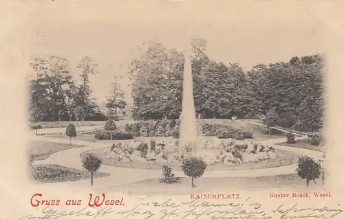 Gruss aus Wesel, Kaiserplatz gl1901 F3343