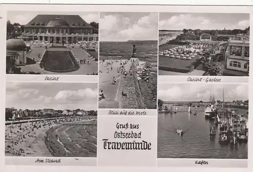 Gruß aus Travemünde, Mehrbildkarte gl1956? F7813