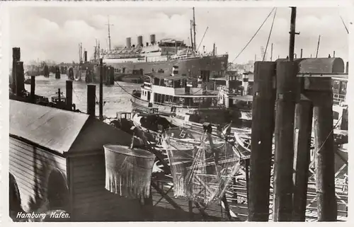 Hamburg, Partie im Hafen gl1955 F5181