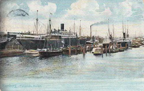 Hamburg, Petersen-Hafen gl1907 F5182