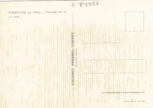 Puerto de la Cruz (Tenerife) La costa ngl F3388