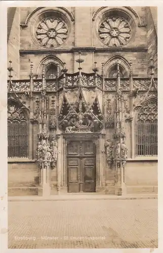 Straßburg, Münster, St.Laurentiusportal ngl F3383