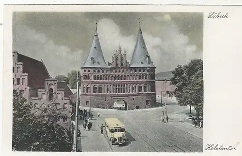 Lübeck, Holstentor ngl F7856
