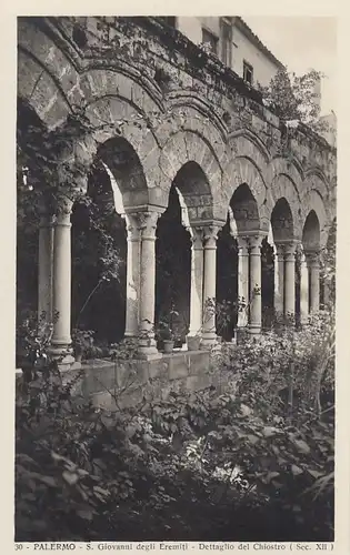 Palermo, S.Giovanni degli Eremiti, Dettaglio del Chiostro ngl F1636