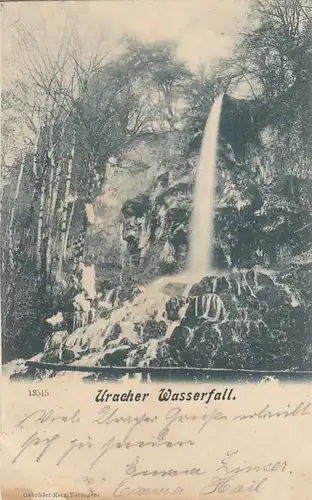 Bad Urach, Wasserfall gl1900 F2051