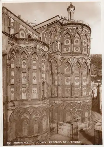 Monreale, il Duomo, Esterno dell'Abside ngl F1264