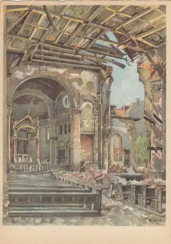 München 1945, St.-Anna-Klosterkirche ngl F1314