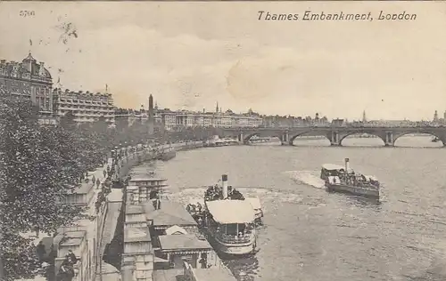 London, Thames Embankment gl1909 F3429