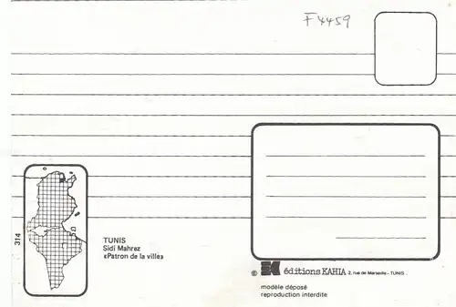 Tunesien, Tunis, Sidi Mahrez "Patron de la villes" ngl F4459