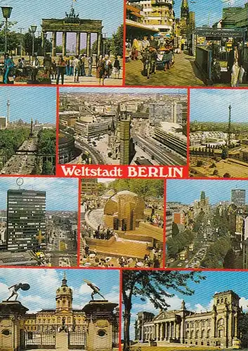 Berlin, Mehrbildkarte gl1985 F7148