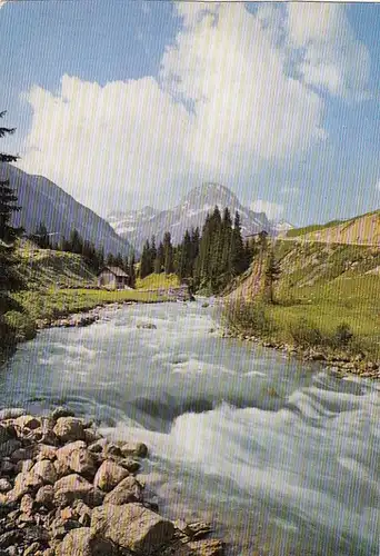 Bei Lech am Arlberg, Vorarlberg, Blick auf Omeshorn ngl F3513