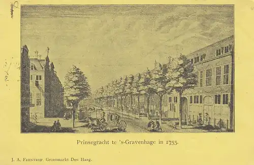 Prinsegracht te 's-Gravenhage in 1755 gl1900? F4101