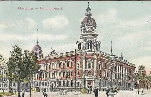 Hamburg, Hauptpostamt gl1910 F5306