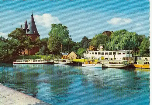 Lübeck, Partie am Holstentor ngl F7994