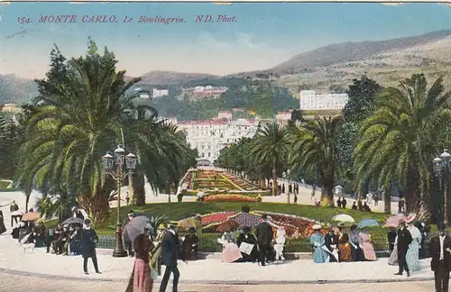 Monte-Carlo, L Boulingrin glum 1910? F4147